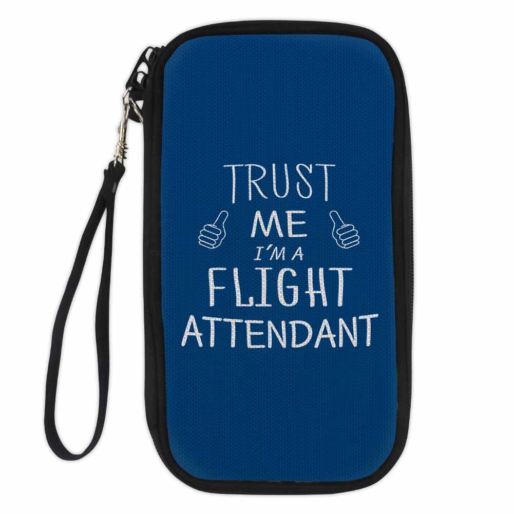 Trust Me I'm a Flight Attendant Designed Travel Cases & Wallets