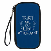 Thumbnail for Trust Me I'm a Flight Attendant Designed Travel Cases & Wallets