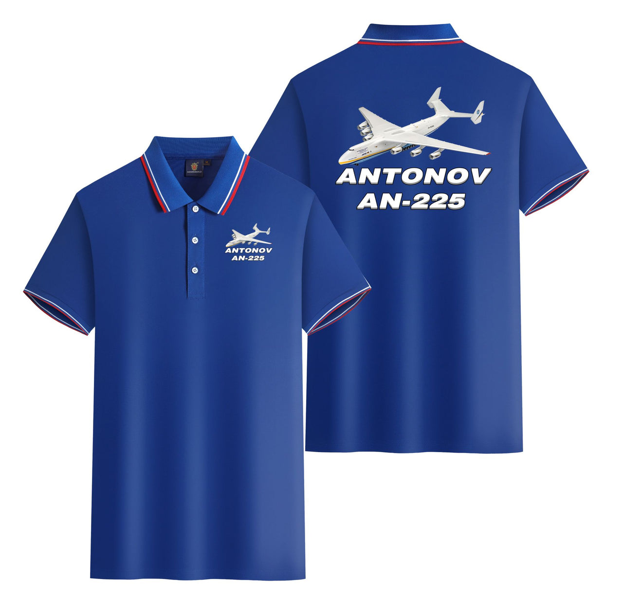 Antonov AN-225 (12) Designed Stylish Polo T-Shirts (Double-Side)
