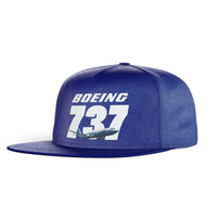 Thumbnail for Super Boeing 737+Text Designed Snapback Caps & Hats