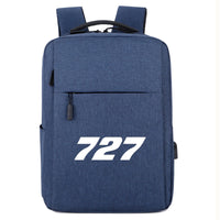 Thumbnail for 727 Flat Text Designed Super Travel Bags