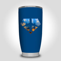 Thumbnail for Supermen of The Skies (Sunrise) Designed Tumbler Travel Mugs