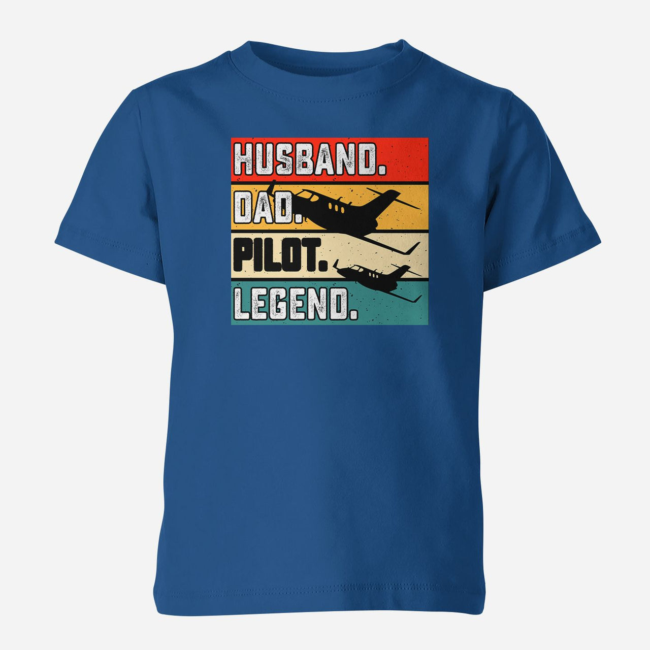 Husband & Dad & Pilot & Legend Designed Children T-Shirts