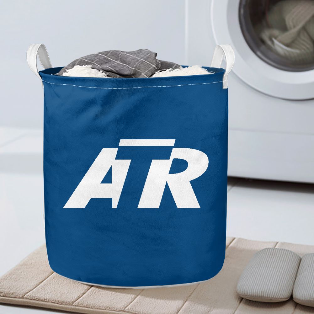 ATR & Text Designed Laundry Baskets