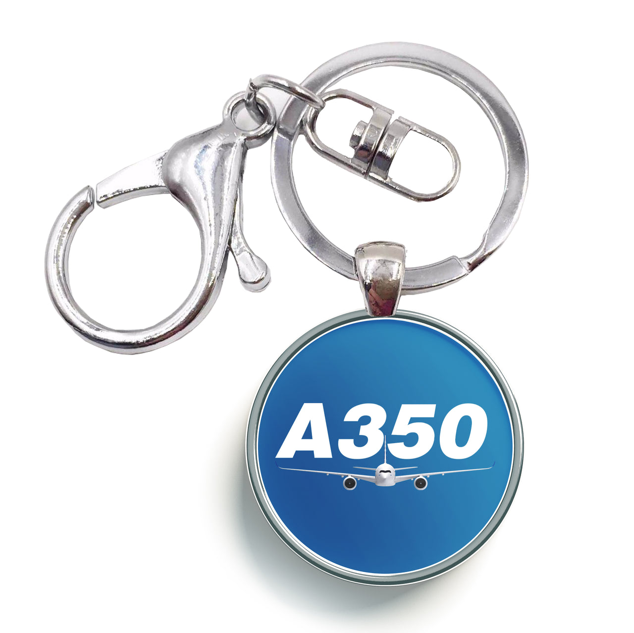 Super Airbus A350 Designed Circle Key Chains