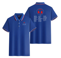 Thumbnail for Aviation Alphabet 3 Designed Stylish Polo T-Shirts (Double-Side)