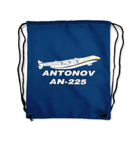 Thumbnail for Antonov AN-225 (27) Designed Drawstring Bags