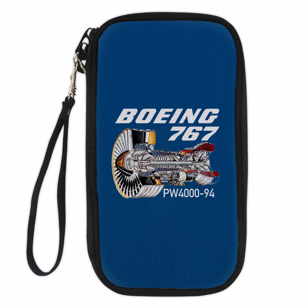 Boeing 767 Engine (PW4000-94) Designed Travel Cases & Wallets