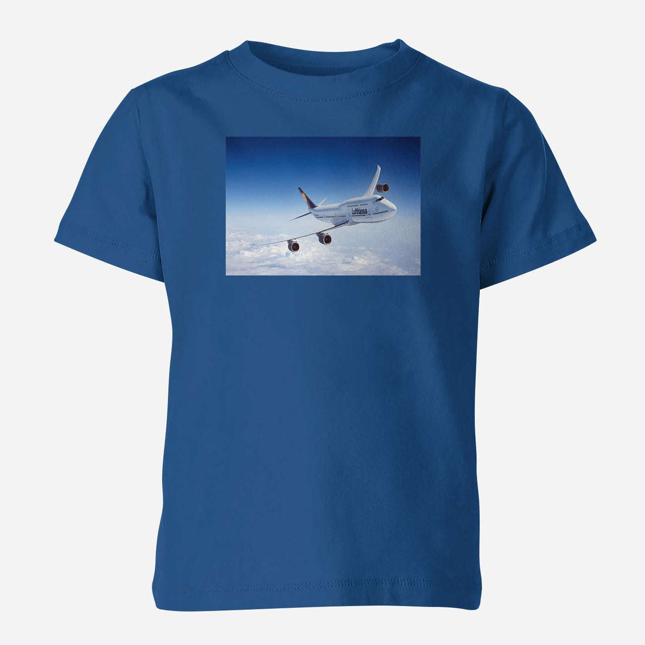 Cruising Lufthansa's Boeing 747 Designed Children T-Shirts
