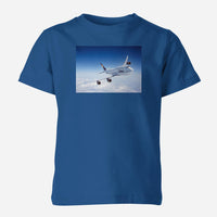 Thumbnail for Cruising Lufthansa's Boeing 747 Designed Children T-Shirts