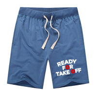 Thumbnail for Ready For Takeoff Designed Cotton Shorts