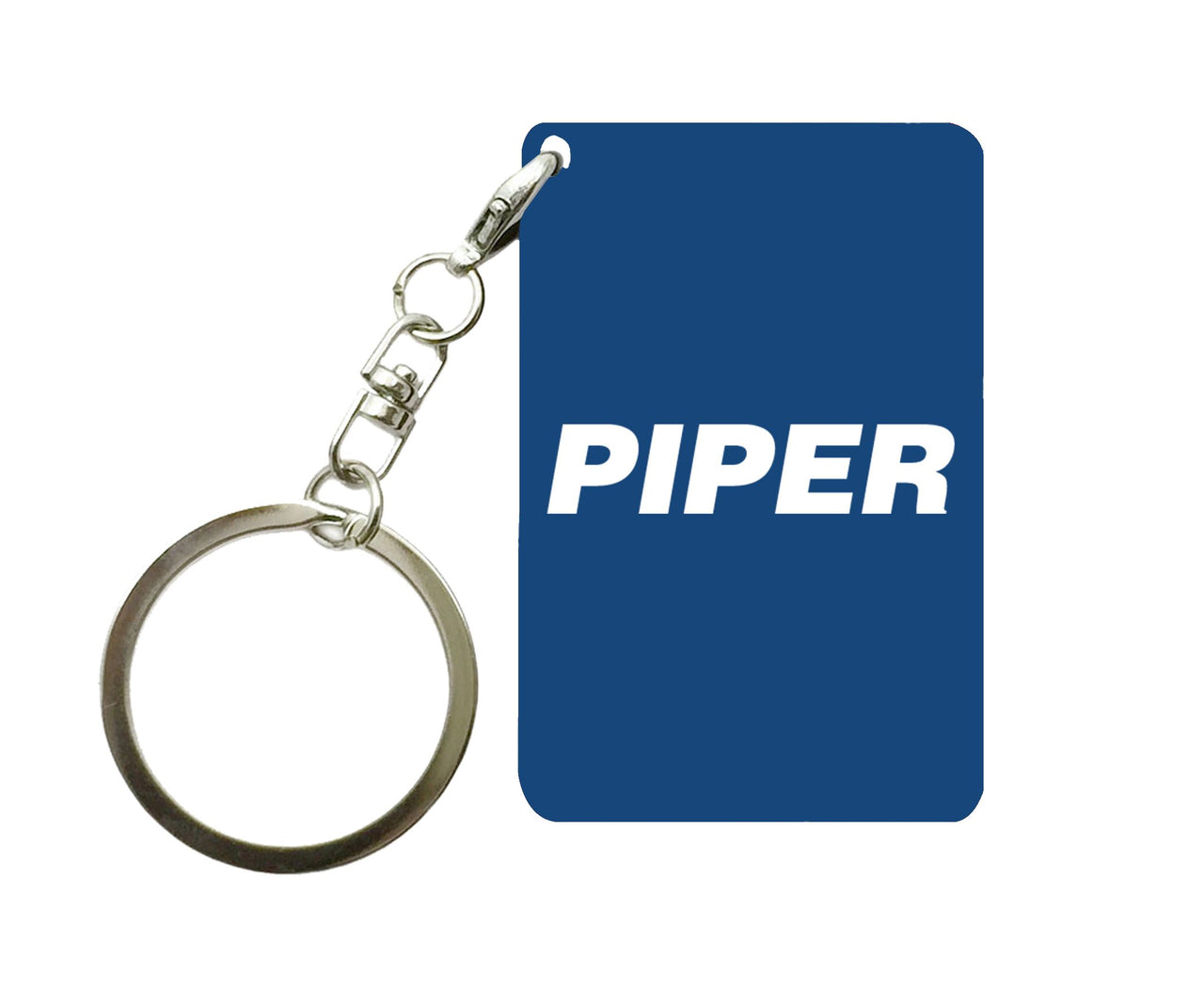 Piper & Text Designed Key Chains