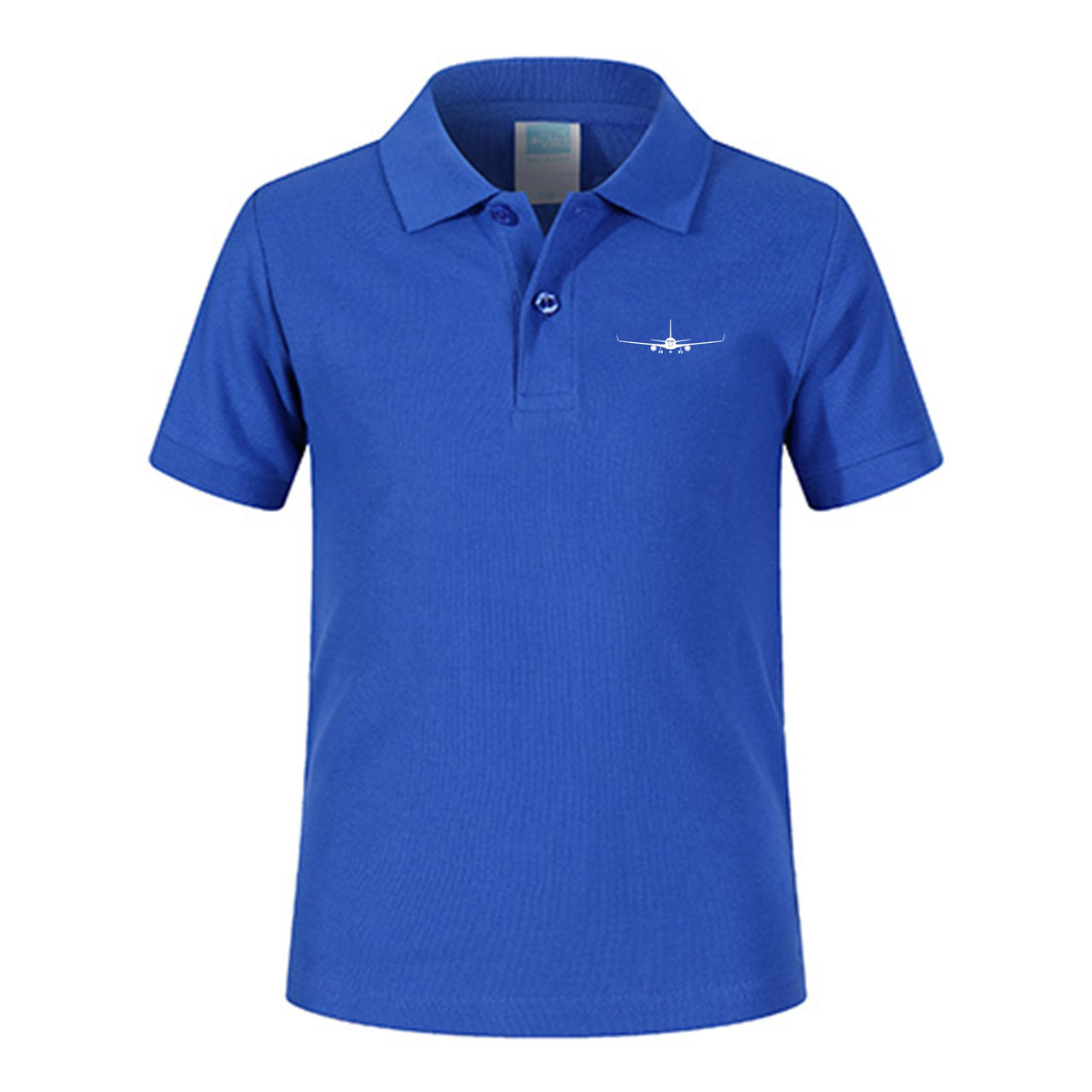 Boeing 767 Silhouette Designed Children Polo T-Shirts