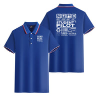Thumbnail for Student Pilot Label Designed Stylish Polo T-Shirts (Double-Side)