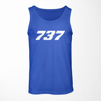 Thumbnail for 737 Flat Text Designed Tank Tops