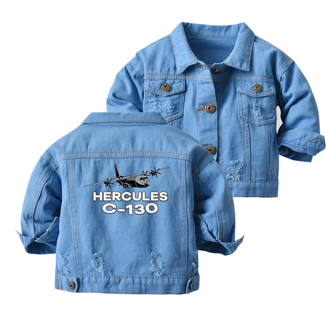 The Hercules C130 Designed Children Denim Jackets