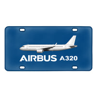 Thumbnail for The Airbus A320 Designed Metal (License) Plates