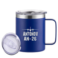 Thumbnail for Antonov AN-26 & Plane Designed Stainless Steel Laser Engraved Mugs