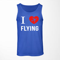 Thumbnail for I Love Flying Designed Tank Tops