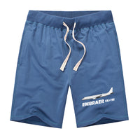 Thumbnail for The Embraer ERJ-190 Designed Cotton Shorts