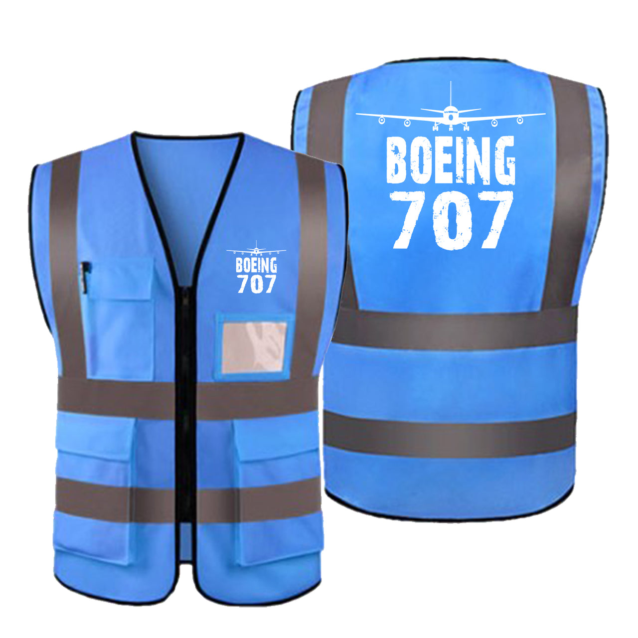 Boeing 707 & Plane Designed Reflective Vests