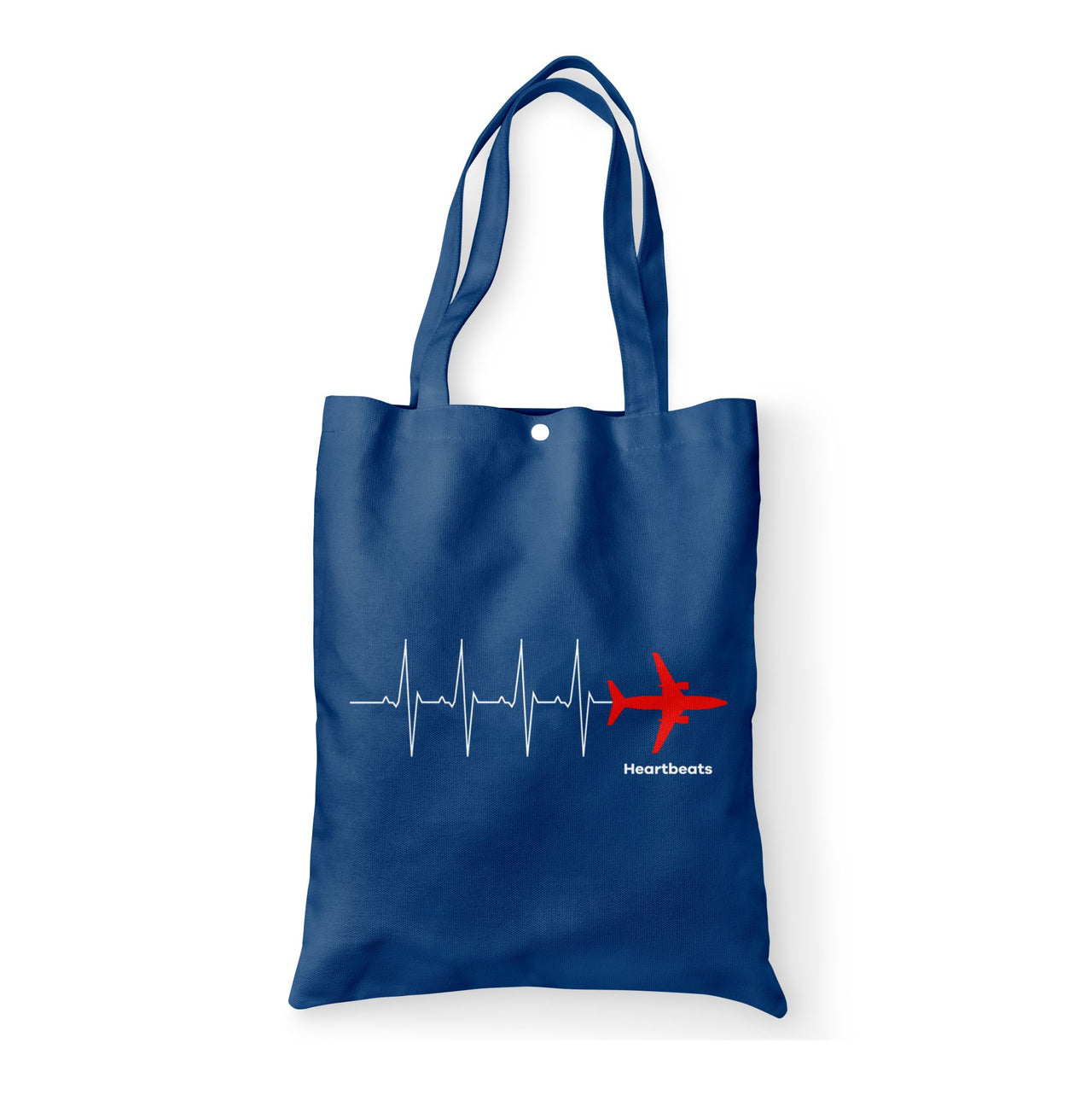 Aviation Heartbeats Designed Tote Bags