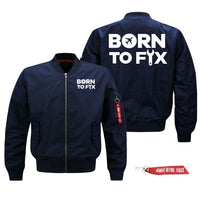 Thumbnail for Born To Fix Airplanes Designed Pilot Jackets (Customizable)