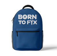 Thumbnail for Born To Fix Airplanes Designed 3D Backpacks