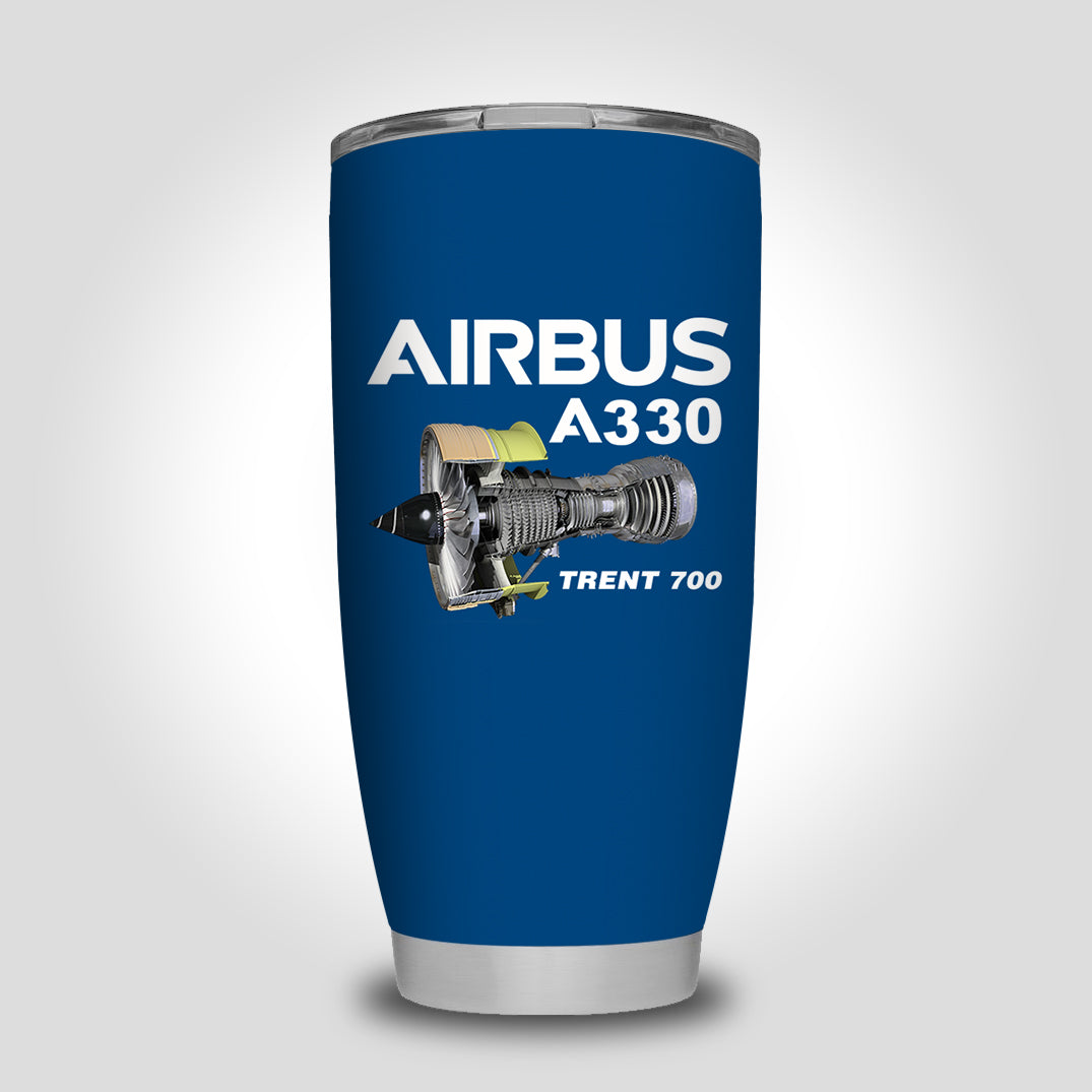 Airbus A330 & Trent 700 Engine Designed Tumbler Travel Mugs
