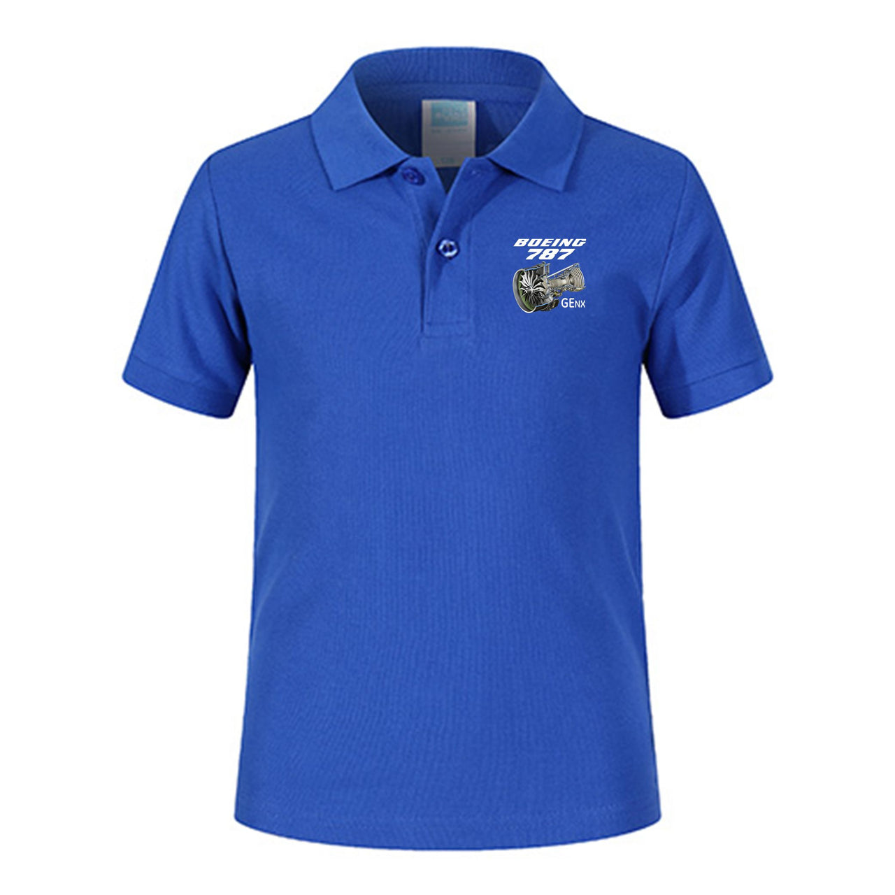 Boeing 787 & GENX Engine Designed Children Polo T-Shirts