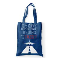 Thumbnail for Every Opportunity Designed Tote Bags