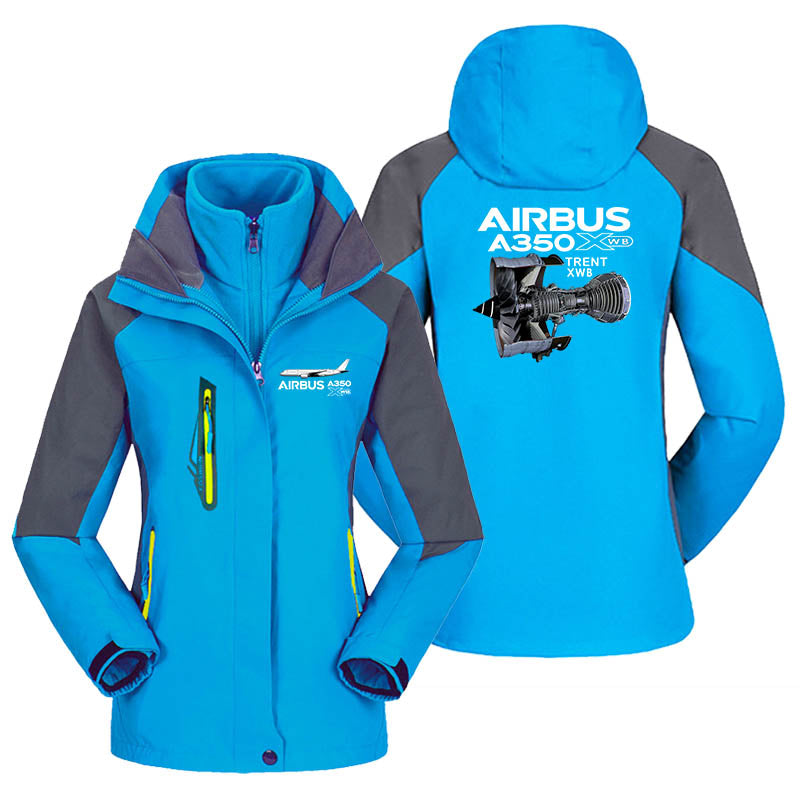 Airbus A350 & Trent XWB Engine Designed Thick "WOMEN" Skiing Jackets