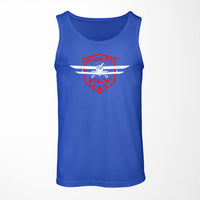Thumbnail for Born To Fly Designed Designed Tank Tops