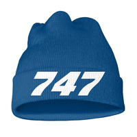 Thumbnail for 747 Flat Text Knit 3D Beanies