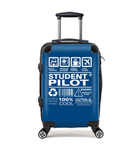 Thumbnail for Student Pilot Label Designed Cabin Size Luggages
