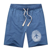 Thumbnail for Aviation Finger Print Designed Cotton Shorts