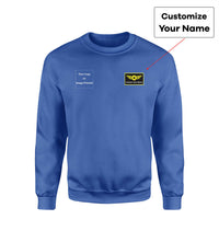 Thumbnail for Side Your Custom Logos & Name (Special Badge) Designed Sweatshirts
