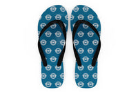 Thumbnail for Ready for Departure Designed Slippers (Flip Flops)