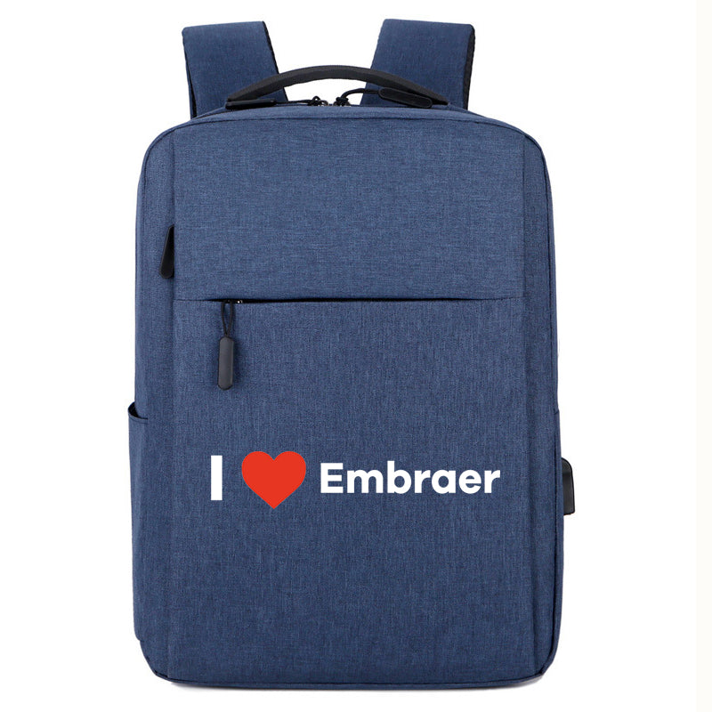 I Love Embraer Designed Super Travel Bags