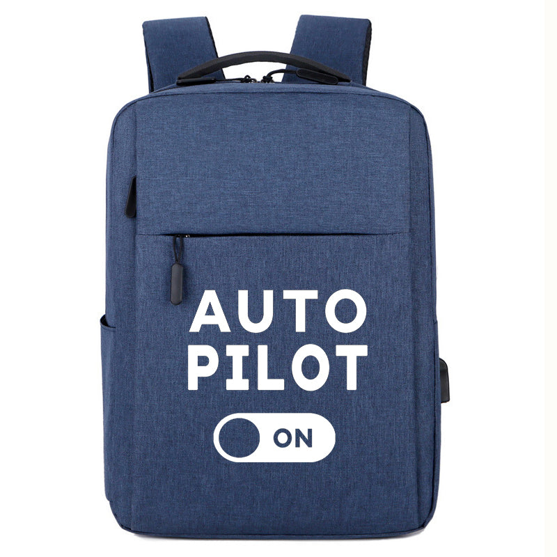 Auto Pilot ON Designed Super Travel Bags