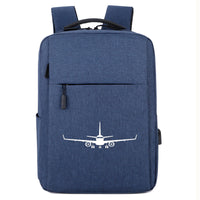 Thumbnail for Embraer E-190 Silhouette Plane Designed Super Travel Bags