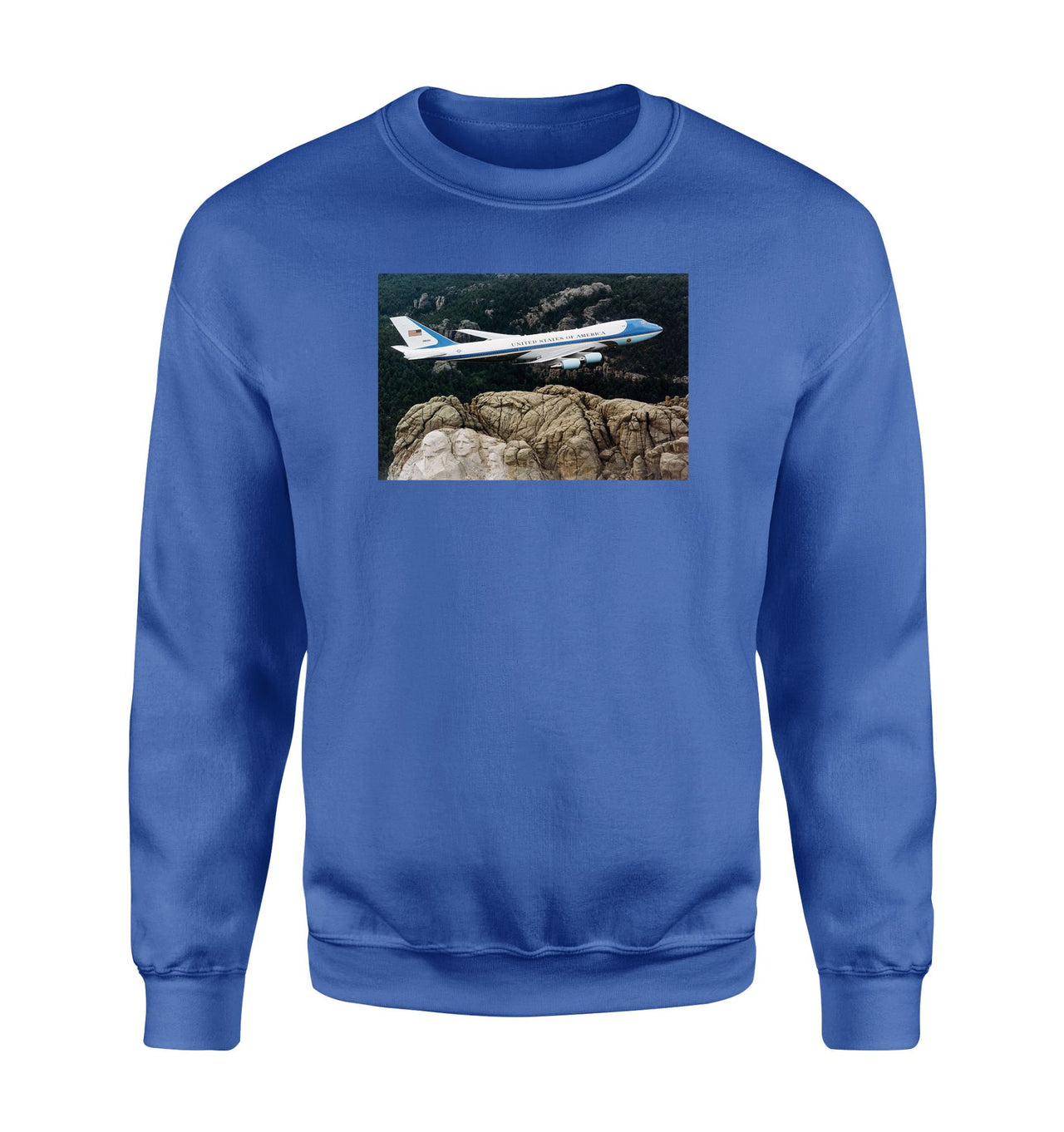 Cruising United States Of America Boeing 747 Designed Sweatshirts