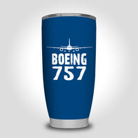 Thumbnail for Boeing 757 & Plane Designed Tumbler Travel Mugs