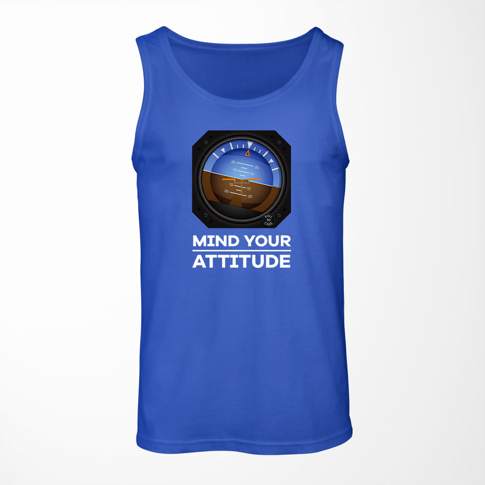 Mind Your Attitude Designed Tank Tops