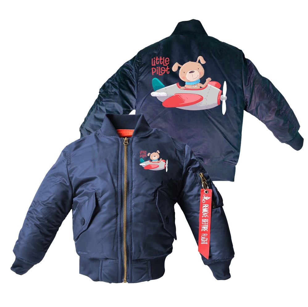 Little Pilot Designed Children Bomber Jackets
