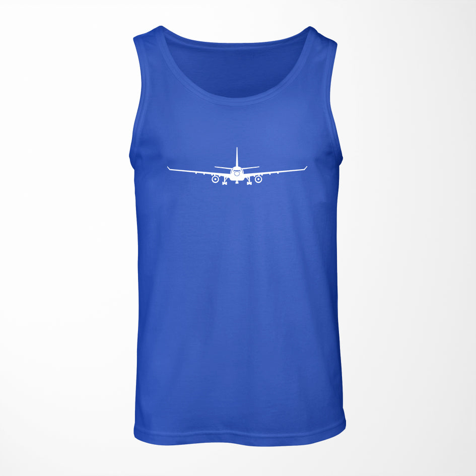Airbus A330 Silhouette Designed Tank Tops