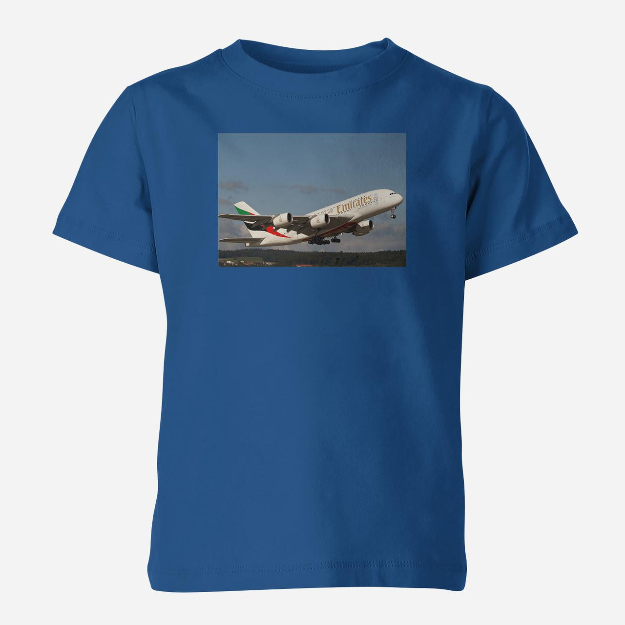 Departing Emirates A380 Designed Children T-Shirts