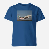 Thumbnail for Departing Emirates A380 Designed Children T-Shirts