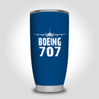 Thumbnail for Boeing 707 & Plane Designed Tumbler Travel Mugs