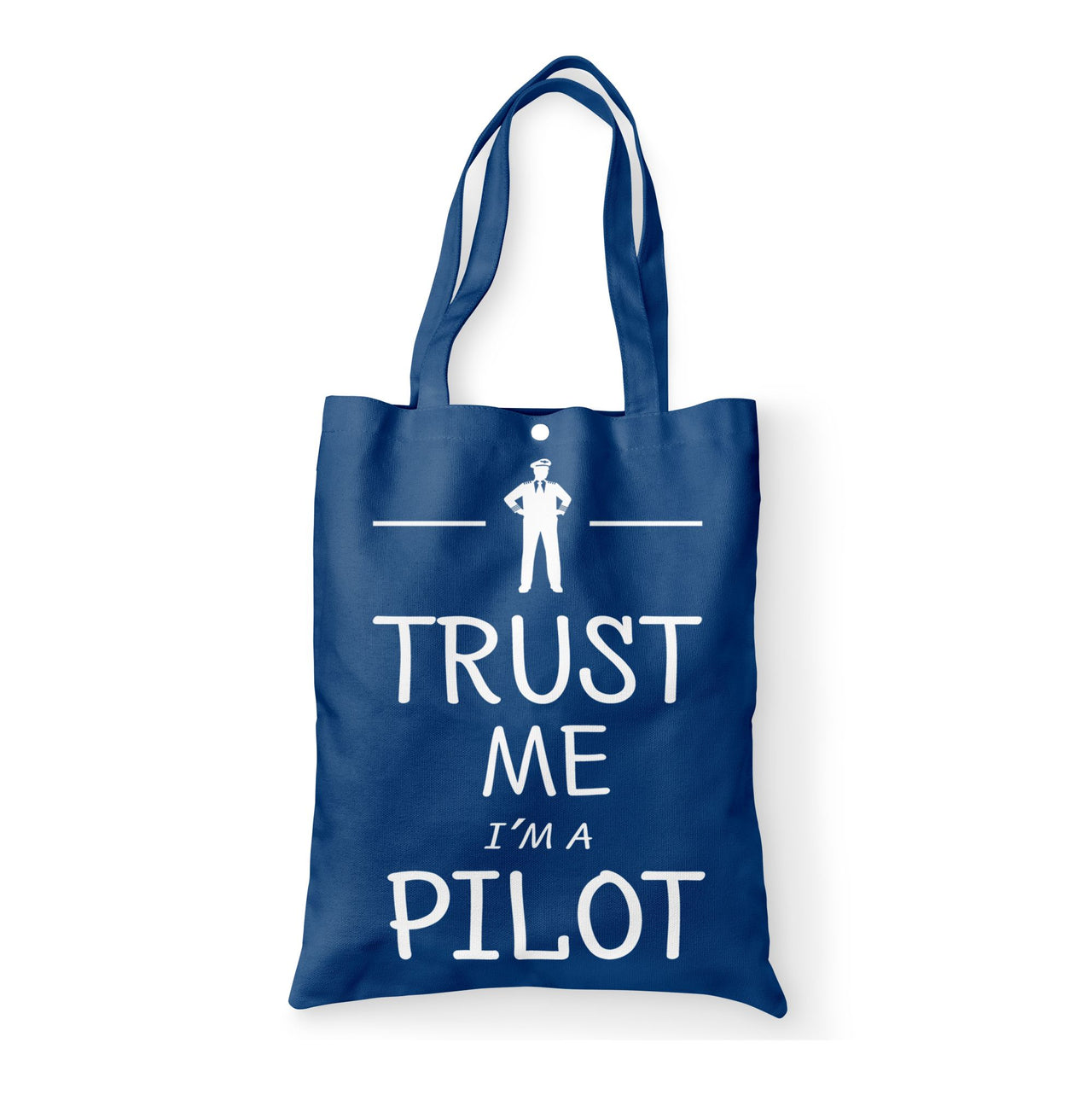 Trust Me I'm a Pilot Designed Tote Bags